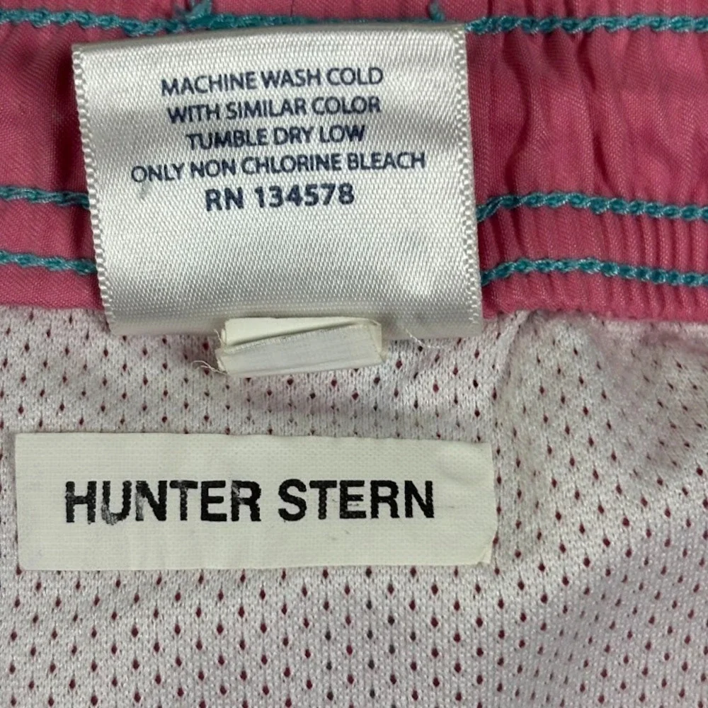 Vineyard Vines Swim Trunks Mens‎ XL Shorts Lined Beach Summer Pink PAINT SPECKS*